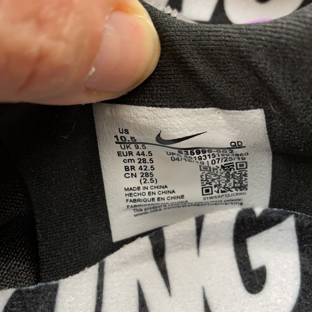 NWT NIKE Black Superfly Elite Trackshoes Spikes - Picture 8 of 9